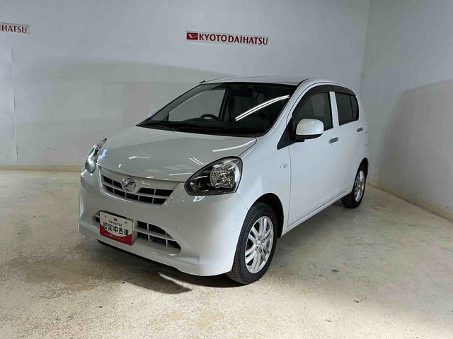 ミライースXパールホワイト 純正CD/AMFMステレオ ETC車載器 エコアイドルストップ デジタルスピードメーター キーレスエントリー 電動ミラー 社外14インチアルミホイール(京都府)の中古車