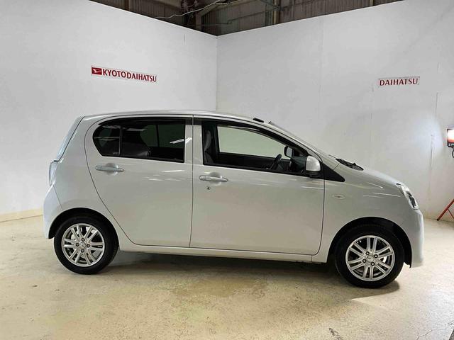 ミライースXパールホワイト 純正CD/AMFMステレオ ETC車載器 エコアイドルストップ デジタルスピードメーター キーレスエントリー 電動ミラー 社外14インチアルミホイール(京都府)の中古車