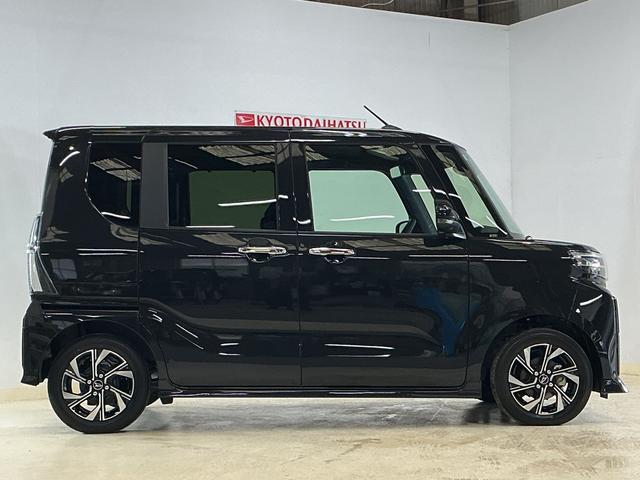 タントカスタムＸ　届出済未使用車　パノラマモニター　シートヒーター届出済み未使用車　パノラマモニター　スマートアシスト　シートヒーター　ＬＥＤヘッドライト　両側リヤパワースライドドア　プッシュボタンエンジンスタート　アルミホイール　オートエアコン　オートライト（京都府）の中古車