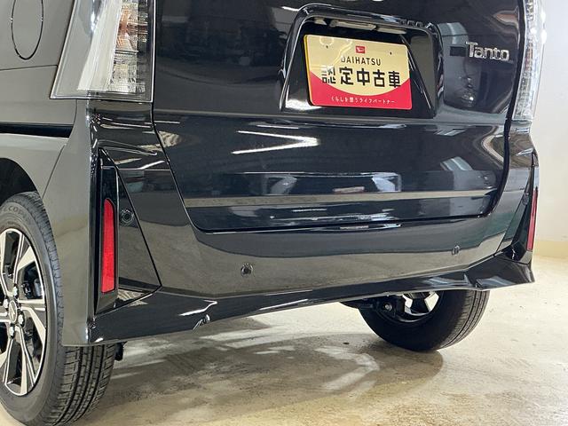 タントカスタムＸ　届出済未使用車　パノラマモニター　シートヒーター届出済み未使用車　パノラマモニター　スマートアシスト　シートヒーター　ＬＥＤヘッドライト　両側リヤパワースライドドア　プッシュボタンエンジンスタート　アルミホイール　オートエアコン　オートライト（京都府）の中古車