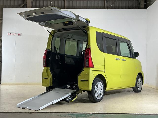 タントＸ　ワンオーナー　福祉車両　ＣＤオーディオ　電動ウインチワンオーナー　福祉車両　ＣＤオーディオ　車いす仕様車　電動ウインチ　片側電動スライドドア　前後コーナーセンサー　前席シートヒーター　オートマチックハイビーム　ＬＥＤヘッドライト　オートライト（京都府）の中古車