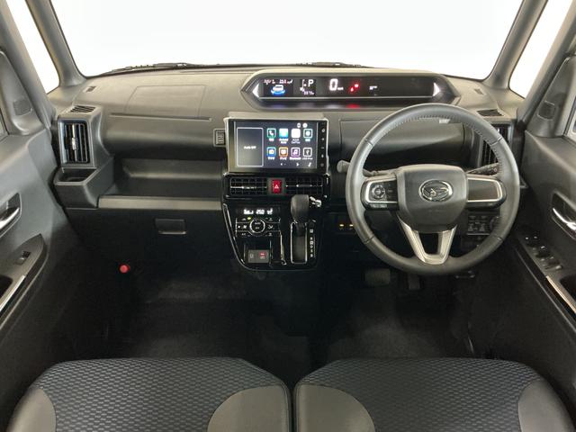 タントカスタムＲＳ　ワンオーナー　ターボ　ディスプレイオーディオワンオーナー　ターボ　ディスプレイオーディオ　バックカメラ　両側電動スライドドア　前後コーナーセンサー　前席シートヒーター　電子パーキング　オートブレーキホールド　オートマチックハイビーム　ＵＳＢ接続（京都府）の中古車