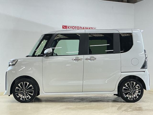 タントカスタムＲＳ　ワンオーナー　ターボ　ディスプレイオーディオワンオーナー　ターボ　ディスプレイオーディオ　バックカメラ　両側電動スライドドア　前後コーナーセンサー　前席シートヒーター　電子パーキング　オートブレーキホールド　オートマチックハイビーム　ＵＳＢ接続（京都府）の中古車