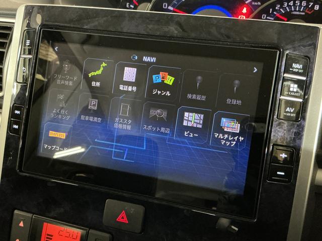 タントカスタムＲＳ　トップエディションＳＡIII　ワンオーナーワンオーナー　ターボ　ナビ　バックカメラ　ドライブレコーダー　ＥＴＣ　両側電動スライドドア　運転席シートヒーター　オートマチックハイビーム　Ｂｌｕｅｔｏｏｔｈ　ＵＳＢ接続　ＨＤＭＩ接続　フルセグＴＶ（京都府）の中古車