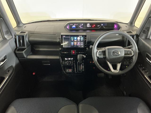 タントカスタムRS ワンオーナー ターボ ディスプレイオーディオワンオーナー ターボ ディスプレイオーディオ パノラマモニター ドラレコ ETC 両側電動スライドドア アダプティブクルーズコントロール 前後コーナーセンサー シートヒーター Bluetooth(京都府)の中古車