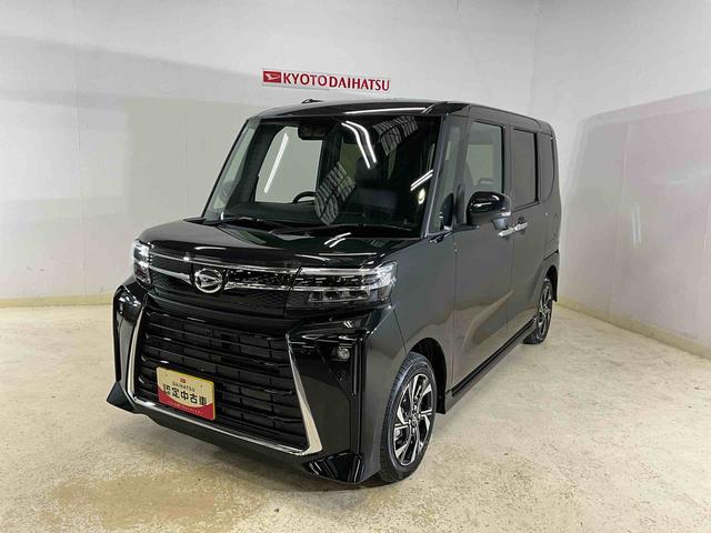 タントカスタムＸ届出済み未使用車　パノラマモニター　スマートアシスト　シートヒーター　ＬＥＤヘッドライト　両側リヤパワースライドドア　プッシュボタンエンジンスタート　アルミホイール　オートエアコン　オートライト（京都府）の中古車