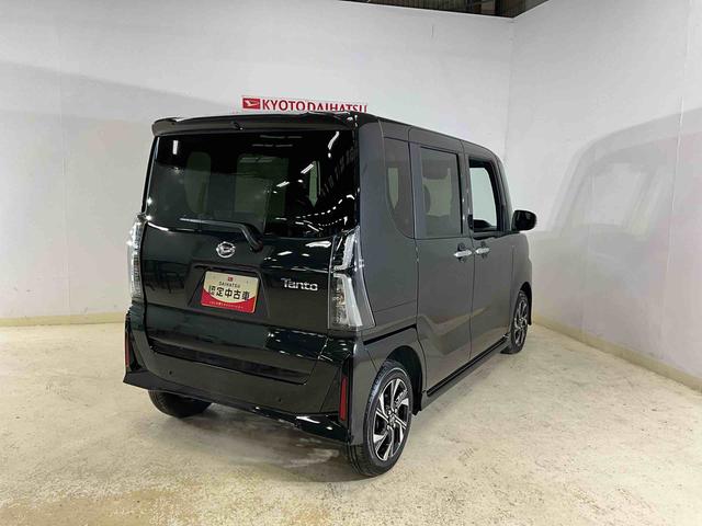 タントカスタムＸ届出済み未使用車　パノラマモニター　スマートアシスト　シートヒーター　ＬＥＤヘッドライト　両側リヤパワースライドドア　プッシュボタンエンジンスタート　アルミホイール　オートエアコン　オートライト（京都府）の中古車