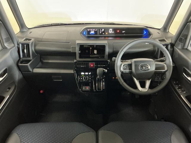 タントカスタムＲＳ　届出済み未使用車　ターボ　パノラマモニター届出済み未使用車　ターボ　パノラマモニター　両側電動スライドドア　前後コーナーセンサー　前席シートヒーター　電子パーキング　オートマチックハイビーム　オートブレーキホールド　ＵＳＢ　スマートキー（京都府）の中古車