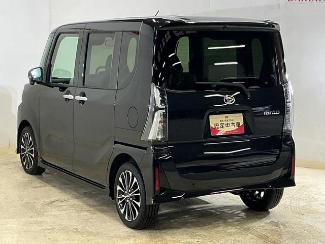 タントカスタムＲＳ　届出済み未使用車　ターボ　パノラマモニター届出済み未使用車　ターボ　パノラマモニター　両側電動スライドドア　前後コーナーセンサー　前席シートヒーター　電子パーキング　オートマチックハイビーム　オートブレーキホールド　ＵＳＢ　スマートキー（京都府）の中古車