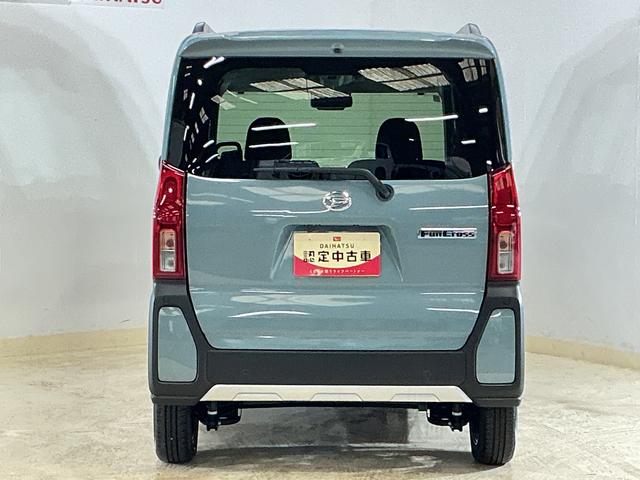 タントファンクロス　届出済未使用車　バックカメラ　両側電動スライド届出済み未使用車　バックカメラ　両側電動スライドドア　前後コーナーセンサー　前席シートヒーター　電子パーキング　オートブレーキホールド　オートマチックハイビーム　ＵＳＢチャージャー　スマートキー（京都府）の中古車