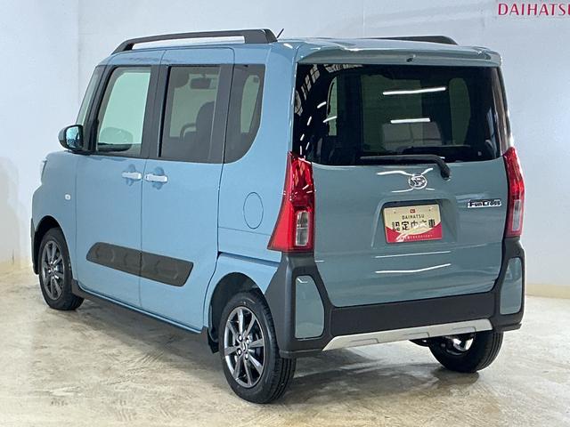 タントファンクロス　届出済未使用車　バックカメラ　両側電動スライド届出済み未使用車　バックカメラ　両側電動スライドドア　前後コーナーセンサー　前席シートヒーター　電子パーキング　オートブレーキホールド　オートマチックハイビーム　ＵＳＢチャージャー　スマートキー（京都府）の中古車