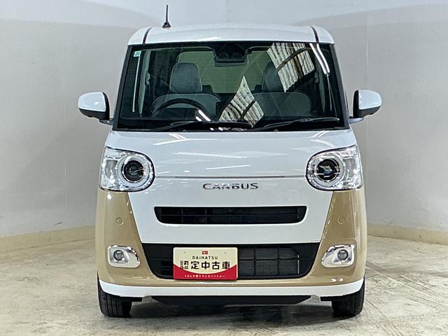 ムーヴキャンバスストライプスＧ　届出済み未使用車　パノラマモニター　ＵＳＢ届出済み未使用車　パノラマモニター　両側電動スライド　前後コーナーセンサー　シートヒーター　電子パーキング　オートマチックハイビーム　オートブレーキホールド　ホッとカップホルダー　ＵＳＢチャージャー（京都府）の中古車