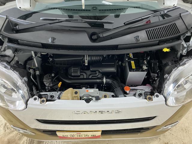 ムーヴキャンバスストライプスＧ　届出済み未使用車　パノラマモニター　ＵＳＢ届出済み未使用車　パノラマモニター　両側電動スライド　前後コーナーセンサー　シートヒーター　電子パーキング　オートマチックハイビーム　オートブレーキホールド　ホッとカップホルダー　ＵＳＢチャージャー（京都府）の中古車