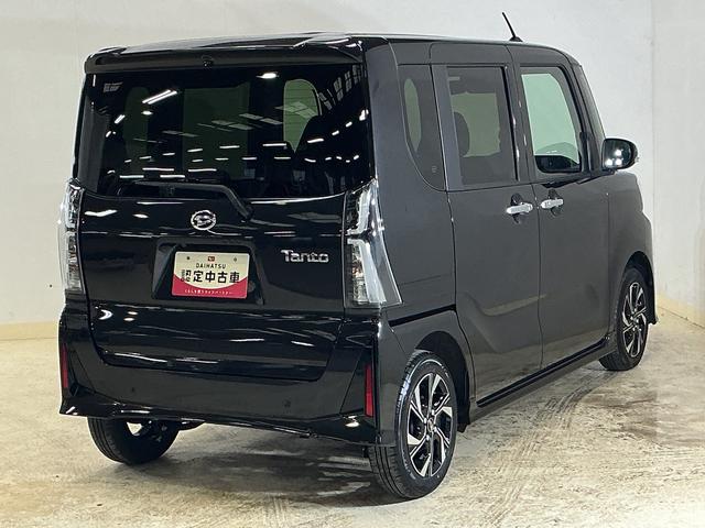 タントカスタムX 両側リヤパワースライドドア スマートアシストワンオーナー 両側リヤパワースライドドア プッシュボタンエンジンスタート スマートアシスト バックカメラ オートエアコン LEDヘッドライト コーナーセンサー フォグランプ オートライト ABS(京都府)の中古車