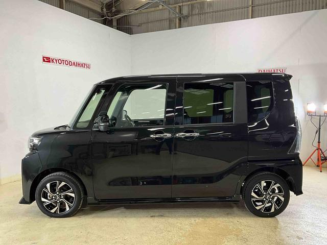 タントカスタムＸ　届出済未使用車　オーディオレス　全方位カメラ届出済未使用車　オーディオレス　全方位カメラ　運転席助手席シートヒーター　電動パーキングブレーキ　オートエアコン　オートライト　両側電動スライドドア　ＬＥＤヘッドライト　ＬＥＤフォグランプ（京都府）の中古車