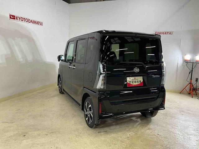 タントカスタムＸ　届出済未使用車　オーディオレス　全方位カメラ届出済未使用車　オーディオレス　全方位カメラ　運転席助手席シートヒーター　電動パーキングブレーキ　オートエアコン　オートライト　両側電動スライドドア　ＬＥＤヘッドライト　ＬＥＤフォグランプ（京都府）の中古車
