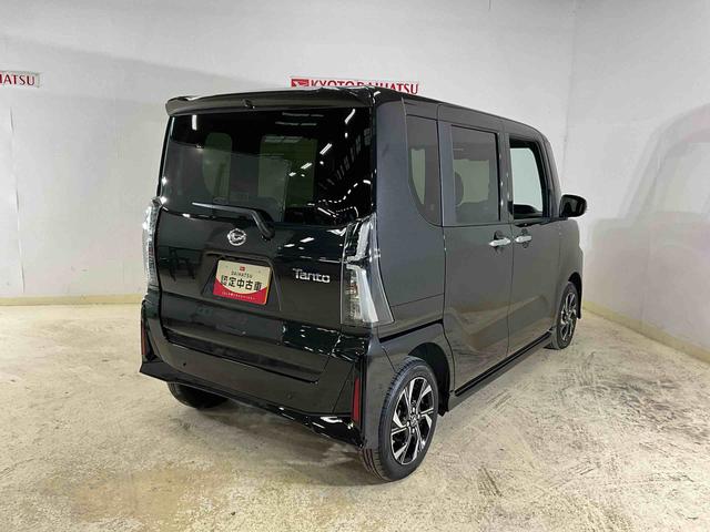 タントカスタムＸ　届出済未使用車　オーディオレス　全方位カメラ届出済未使用車　オーディオレス　全方位カメラ　運転席助手席シートヒーター　電動パーキングブレーキ　オートエアコン　オートライト　両側電動スライドドア　ＬＥＤヘッドライト　ＬＥＤフォグランプ（京都府）の中古車