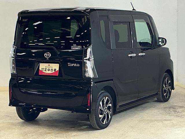 タントカスタムX レンタカーアップ ナビ パノラマモニター ETCレンタカーアップ ナビ パノラマモニター ドライブレコーダー ETC 両側電動スライドドア 前後コーナーセンサー 前席シートヒーター 電子パーキング オートブレーキホールド オートマチックハイビーム(京都府)の中古車