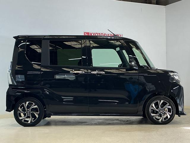 タントカスタムX 届出済未使用車 両側リヤパワースライドドア届出済未使用車 スマートアシスト 両側リヤパワースライドドア パノラマモニター プッシュボタンエンジンスタート LEDヘッドライト コーナーセンサー オートエアコン オートライト シートヒーター(京都府)の中古車
