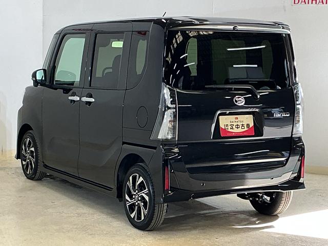 タントカスタムX 届出済未使用車 両側リヤパワースライドドア届出済未使用車 スマートアシスト 両側リヤパワースライドドア パノラマモニター プッシュボタンエンジンスタート LEDヘッドライト コーナーセンサー オートエアコン オートライト シートヒーター(京都府)の中古車
