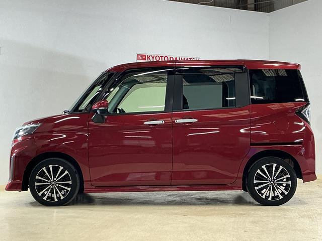 トールカスタムＧ　ターボ　ワンオーナー　ナビ　パノラマモニターワンオーナー　ナビ　パノラマモニター　ドラレコ　ＥＴＣ　フリップダウンモニター　両側電動ｊスライドドア　アダプティブクルーズコントロール　コーナーセンサー　電子パーキング　オートブレーキホールド（京都府）の中古車