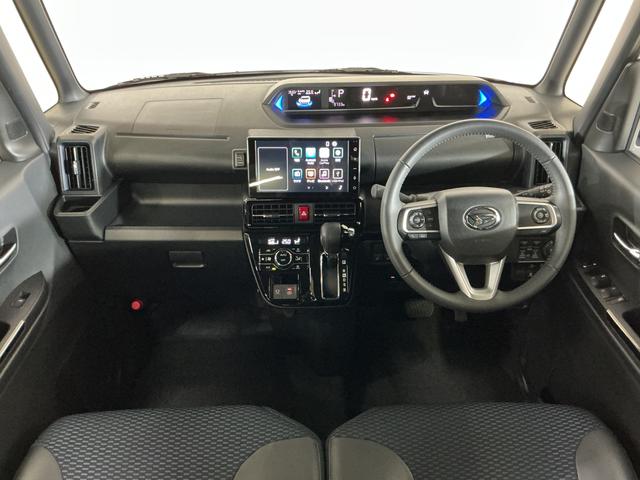 タントカスタムＲＳ　ターボ　ディスプレイオーディオ　バックカメラワンオーナー　ターボ　ディスプレイオーディオ　バックカメラ　ＥＴＣ　両側電動スライドドア　アダプティブクルーズコントロール　コーナーセンサー　シートヒーター　電子パーキング　オートマチックハイビーム（京都府）の中古車