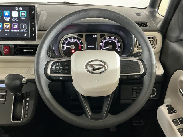 ムーヴキャンバスストライプスＧ　ディスプレイオーディオ　バックカメラディスプレイオーディオ　バックカメラ　プッシュボタンエンジンスタート　両側リヤパワースライドドア　ＬＥＤヘッドライト　オートエアコン　シートヒーター　フルセグチューナー　ブルートゥース対応　ＡＢＳ（京都府）の中古車