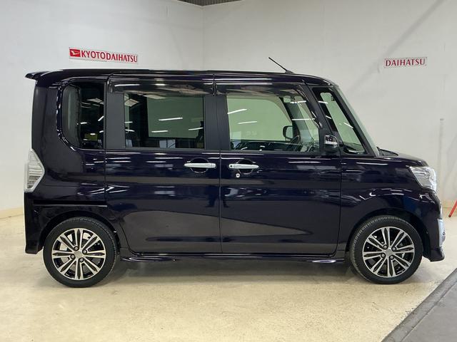 タントカスタムＲＳ　ワンオーナー　ターボ　ナビ　バックカメラワンオーナー　ターボ　ナビ　バックカメラ　ドライブレコーダー　ＥＴＣ　両側電動スライドドア　Ｂｌｕｅｔｏｏｔｈ　１５インチ純正アルミホイール　ＬＥＤヘッドライト　オートライト　スマートキー　ＤＶＤ再生（京都府）の中古車