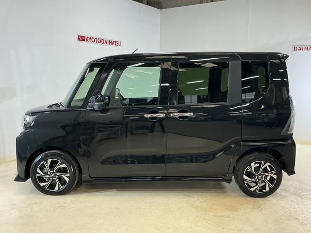 タントカスタムＸ　届出済み未使用車　パノラマモニター　両側電動届出済み未使用車　パノラマモニター　両側電動スライドドア　前後コーナーセンサー　前席シートヒーター　電子パーキング　オートブレーキホールド　オートマチックハイビーム　１４インチ純正アルミホイール（京都府）の中古車