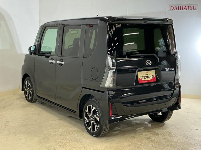 タントカスタムＸ　届出済み未使用車　パノラマモニター　両側電動届出済み未使用車　パノラマモニター　両側電動スライドドア　前後コーナーセンサー　前席シートヒーター　電子パーキング　オートブレーキホールド　オートマチックハイビーム　１４インチ純正アルミホイール（京都府）の中古車