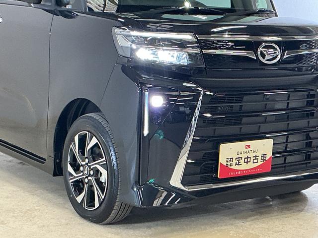 タントカスタムＸ　届出済み未使用車　パノラマモニター　両側電動届出済み未使用車　パノラマモニター　両側電動スライドドア　前後コーナーセンサー　前席シートヒーター　電子パーキング　オートブレーキホールド　オートマチックハイビーム　１４インチ純正アルミホイール（京都府）の中古車