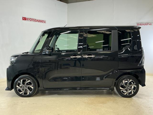 タントカスタムＸ　届出済み未使用車　パノラマモニター　両側電動届出済み未使用車　パノラマモニター　両側電動スライドドア　前後コーナーセンサー　前席シートヒーター　電子パーキング　オートブレーキホールド　オートマチックハイビーム　１４インチ純正アルミホイール（京都府）の中古車