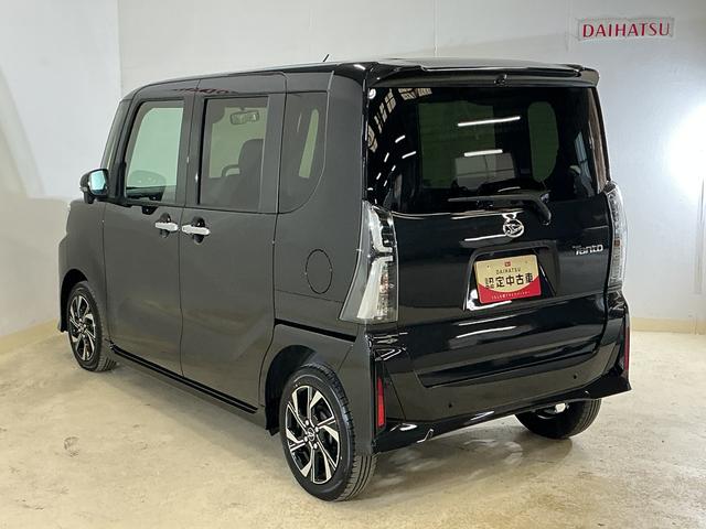 タントカスタムＸ　届出済み未使用車　パノラマモニター　両側電動届出済み未使用車　パノラマモニター　両側電動スライドドア　前後コーナーセンサー　前席シートヒーター　電子パーキング　オートブレーキホールド　オートマチックハイビーム　１４インチ純正アルミホイール（京都府）の中古車