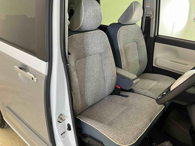 ムーヴキャンバスストライプスＧバックカメラ対応　ＬＥＤヘッドランプ　プッシュボタンスタート　キーフリーシステム　アイドリングストップ　オートエアコン　シートヒーター　ベンチシート　オートライト　両側電動スライドドア　ＡＢＳ（京都府）の中古車