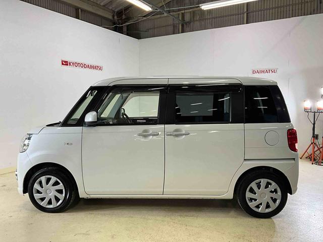 ムーヴキャンバスＬ　社外ナビ　バックカメラ　ＥＴＣ　社外ドライブレコーダー社外ナビ　バックカメラ　ＥＴＣ　社外ドライブレコーダー　キーレスリモコン　カーペットマット　マニュアルエアコン　バイザー　両側リヤスライドドア　ホイールキャップ　アイドリングストップ　ＴＶチューナー（京都府）の中古車