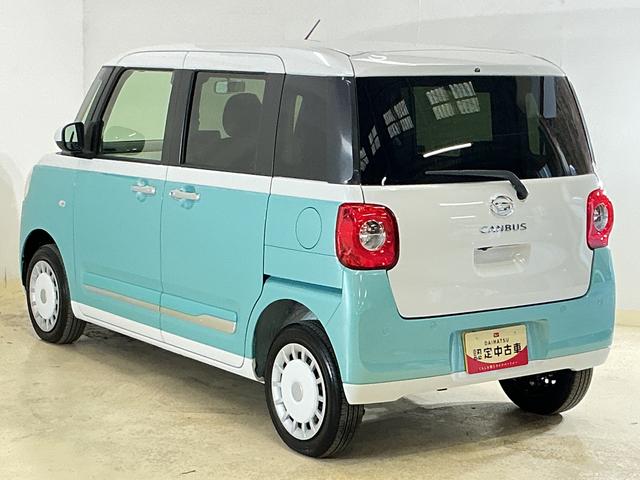 ムーヴキャンバスストライプスＧ　届出済み未使用車　４ＷＤ　バックカメラ届出済み未使用車　４ＷＤ　バックカメラ　両側電動スライドドア　前後コーナーセンサー　シートヒーター　電子パーキング　オートマチックハイビーム　オートブレーキホールド　ホッとカップホルダー　ＵＳＢ（京都府）の中古車