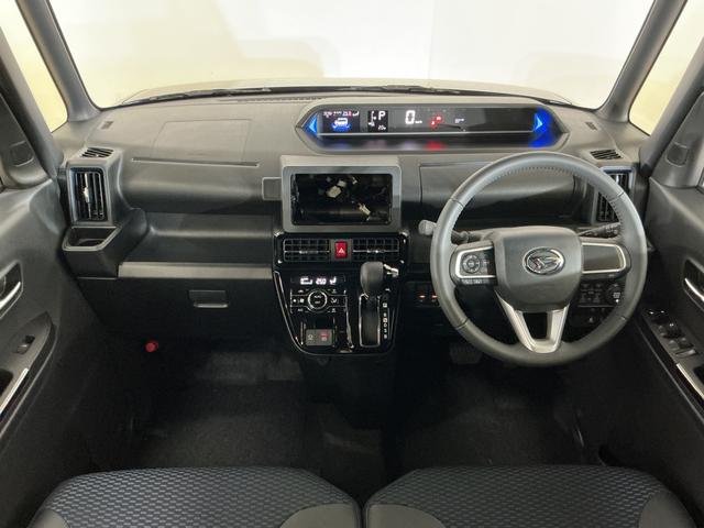 タントカスタムＲＳ　届出済み未使用車　ターボ　バックカメラ届出済み未使用車　ターボ　バックカメラ　両側電動スライドドア　前後コーナーセンサー　前席シートヒーター　電子パーキング　オートマチックハイビーム　オートブレーキホールド　１５インチ純正アルミホイール（京都府）の中古車