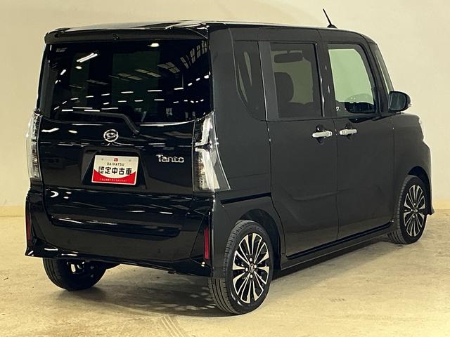 タントカスタムＲＳ　届出済み未使用車　ターボ　バックカメラ届出済み未使用車　ターボ　バックカメラ　両側電動スライドドア　前後コーナーセンサー　前席シートヒーター　電子パーキング　オートマチックハイビーム　オートブレーキホールド　１５インチ純正アルミホイール（京都府）の中古車