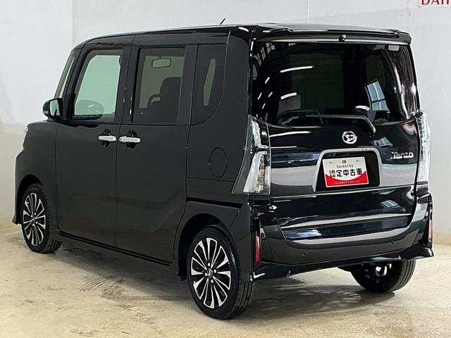 タントカスタムＲＳ　届出済み未使用車　ターボ　バックカメラ届出済み未使用車　ターボ　バックカメラ　両側電動スライドドア　前後コーナーセンサー　前席シートヒーター　電子パーキング　オートマチックハイビーム　オートブレーキホールド　１５インチ純正アルミホイール（京都府）の中古車