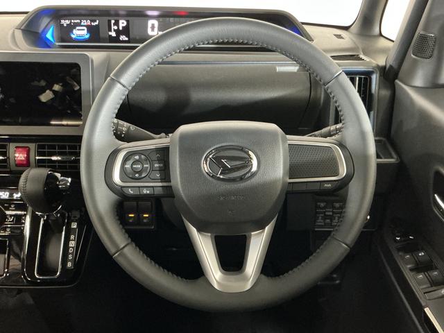 タントカスタムＲＳ　届出済み未使用車　ターボ　バックカメラ届出済み未使用車　ターボ　バックカメラ　両側電動スライドドア　前後コーナーセンサー　前席シートヒーター　電子パーキング　オートマチックハイビーム　オートブレーキホールド　１５インチ純正アルミホイール（京都府）の中古車