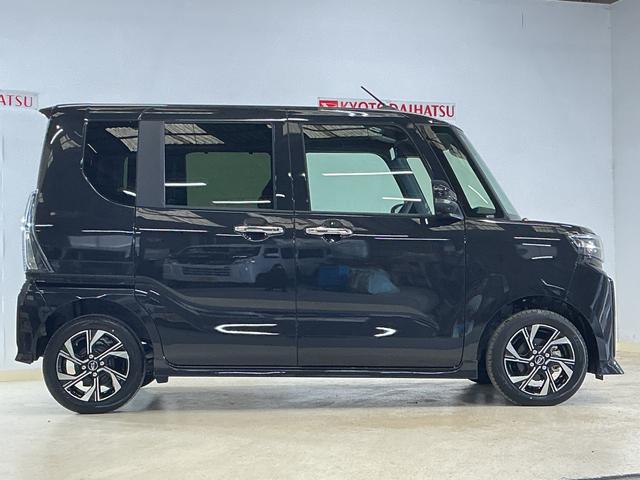 タントカスタムＸ　届出済み未使用車　パノラマモニター　両側電動届出済み未使用車　パノラマモニター　両側電動スライドドア　前後コーナーセンサー　前席シートヒーター　電子パーキング　オートマチックハイビーム　オートブレーキホールド　１４インチ純正アルミホイール（京都府）の中古車