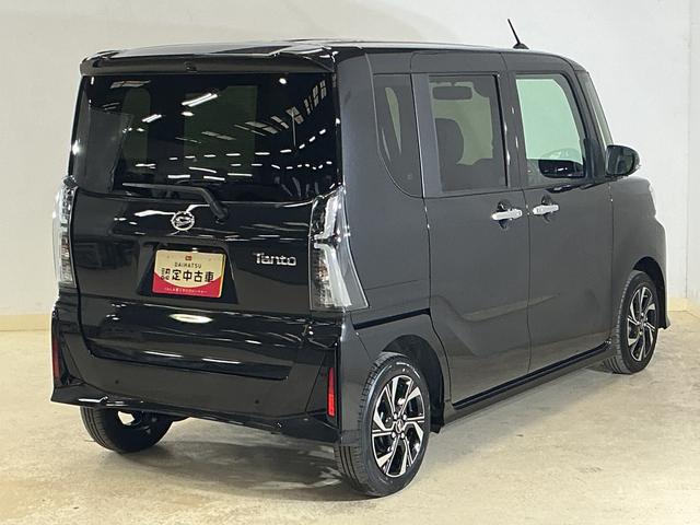タントカスタムＸ　届出済み未使用車　パノラマモニター　両側電動届出済み未使用車　パノラマモニター　両側電動スライドドア　前後コーナーセンサー　前席シートヒーター　電子パーキング　オートマチックハイビーム　オートブレーキホールド　１４インチ純正アルミホイール（京都府）の中古車