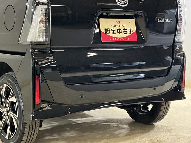 タントカスタムＸ　届出済み未使用車　パノラマモニター　両側電動届出済み未使用車　パノラマモニター　両側電動スライドドア　前後コーナーセンサー　前席シートヒーター　電子パーキング　オートマチックハイビーム　オートブレーキホールド　１４インチ純正アルミホイール（京都府）の中古車