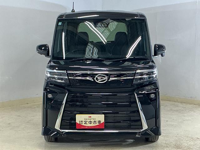 タントカスタムＸ　届出済未使用車　パノラマモニター　２ＷＤ　ＣＶＴ届出済未使用車　パノラマモニター　両側リヤパワースライドドア　プッシュボタンエンジンスタート　ＬＥＤヘッドライト　コーナーセンサー　オートエアコン　オートライト　シートヒーター　アルミホイール　ＡＢＳ（京都府）の中古車