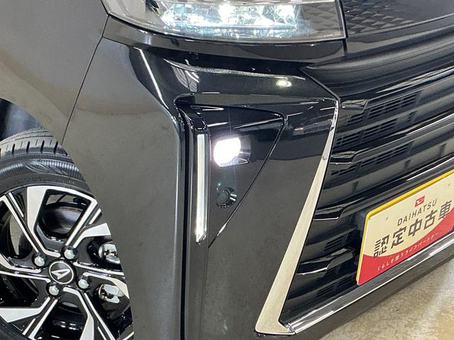 タントカスタムＸ　届出済未使用車　パノラマモニター　２ＷＤ　ＣＶＴ届出済未使用車　パノラマモニター　両側リヤパワースライドドア　プッシュボタンエンジンスタート　ＬＥＤヘッドライト　コーナーセンサー　オートエアコン　オートライト　シートヒーター　アルミホイール　ＡＢＳ（京都府）の中古車