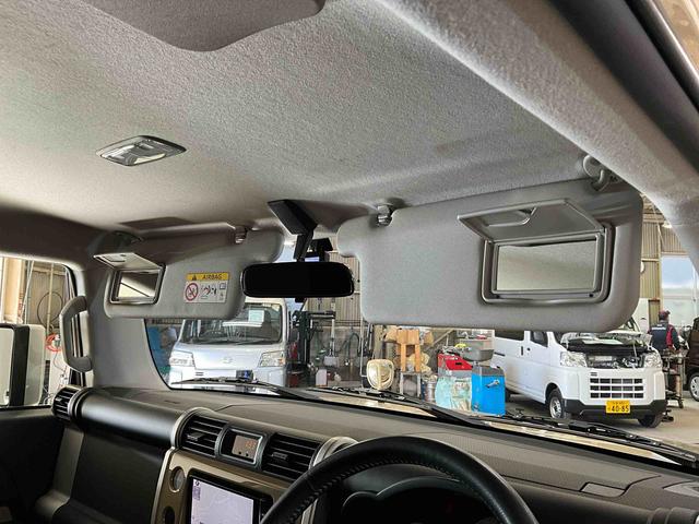 ＦＪクルーザーカラーパッケージナビゲーションＣＤ・ＤＶＤ　ＥＴＣ　バックカメラ　バックソナー　ＫＥＮＷＯＯＤドラレコ　切替４ＷＤ　ＡＴ５速　ガソリン　ＤＵＮＬＯＰグランドトレックＡＴタイヤ　背面タイヤ（京都府）の中古車