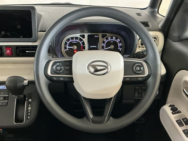 ムーヴキャンバスストライプスＧターボ　デモカー　バックカメラ　両側電動デモカー　バックカメラ　両側電動スライドドア　アダプティブクルーズコントロール　前後コーナーセンサー　前席シートヒーター　電子パーキング　オートブレーキホールド　オートマチックハイビーム　スマアシ（京都府）の中古車