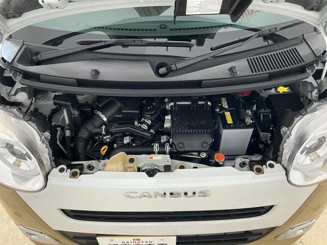 ムーヴキャンバスストライプスＧターボ　デモカー　バックカメラ　両側電動デモカー　バックカメラ　両側電動スライドドア　アダプティブクルーズコントロール　前後コーナーセンサー　前席シートヒーター　電子パーキング　オートブレーキホールド　オートマチックハイビーム　スマアシ（京都府）の中古車