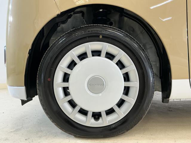 ムーヴキャンバスストライプスＧターボ　デモカー　バックカメラ　両側電動デモカー　バックカメラ　両側電動スライドドア　アダプティブクルーズコントロール　前後コーナーセンサー　前席シートヒーター　電子パーキング　オートブレーキホールド　オートマチックハイビーム　スマアシ（京都府）の中古車