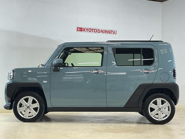 タフトＧ　クロムベンチャー　届出済み未使用車　パノラマモニター届出済み未使用車　パノラマモニター　アダプティブクルーズコントロール　前後コーナーセンサー　前席シートヒーター　電子パーキング　オートブレーキホールド　オートマチックハイビーム　スカイフィールトップ（京都府）の中古車